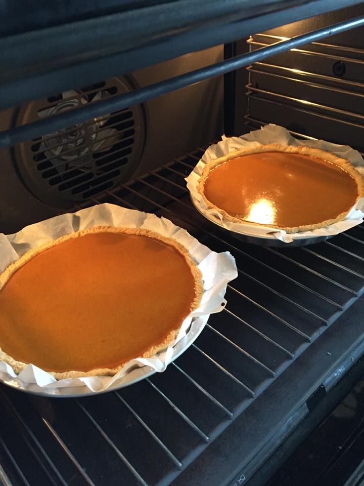 Freshly Baked Pumpkin Pies